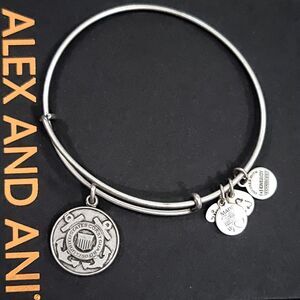 Alex and Ani United States Coast Guard Charm Bracelet